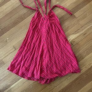 Altered dress by TheGreat. Red tie detail mini dress. The great size 1